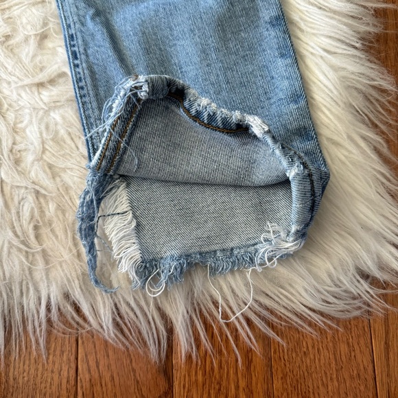 AGOLDE Buttonfly Nico High Rise Slim Jeans Headlines Size 24 - Picture 9 of 11